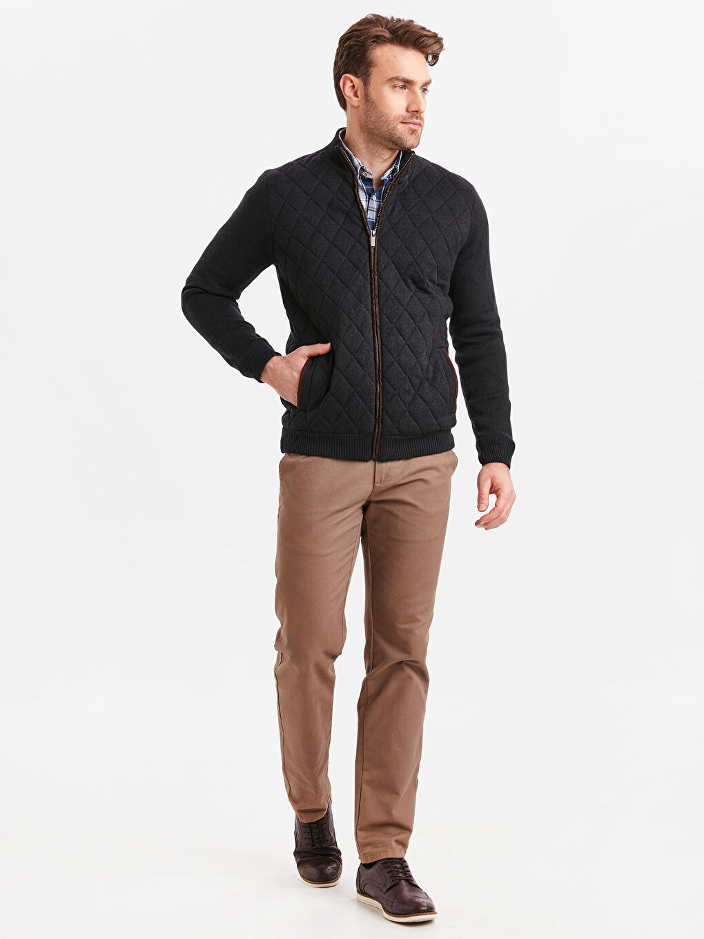 Man GREEN Cardigan-3