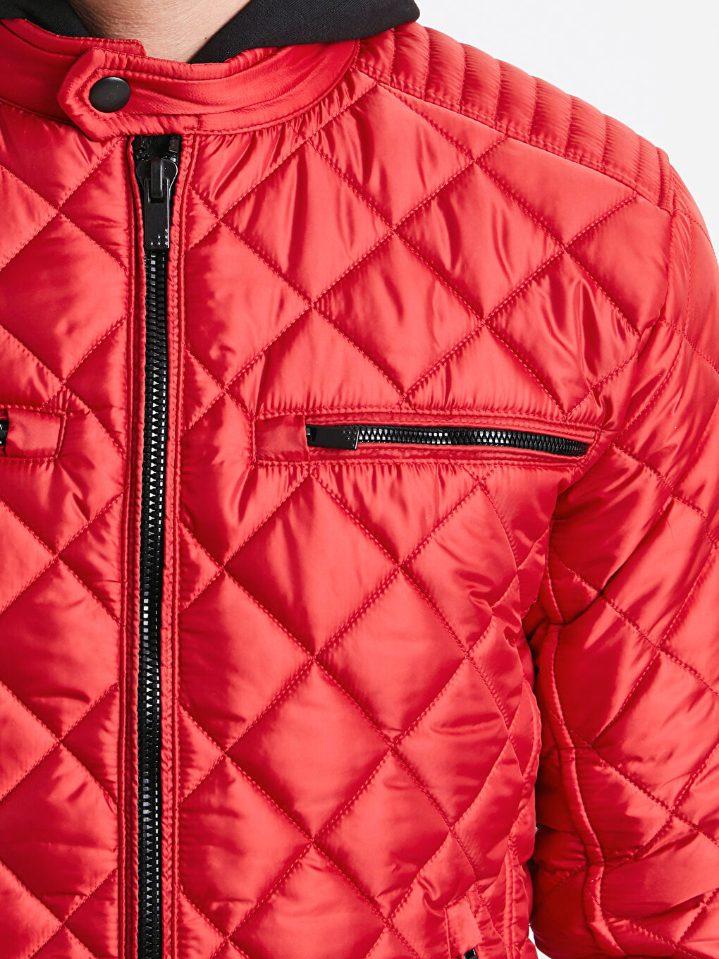 Manteau ROUGE Homme-4