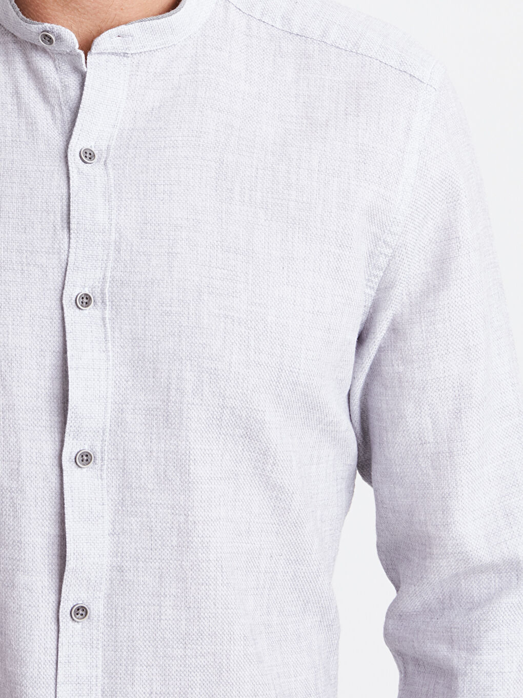 قميص رمادى رجال-3