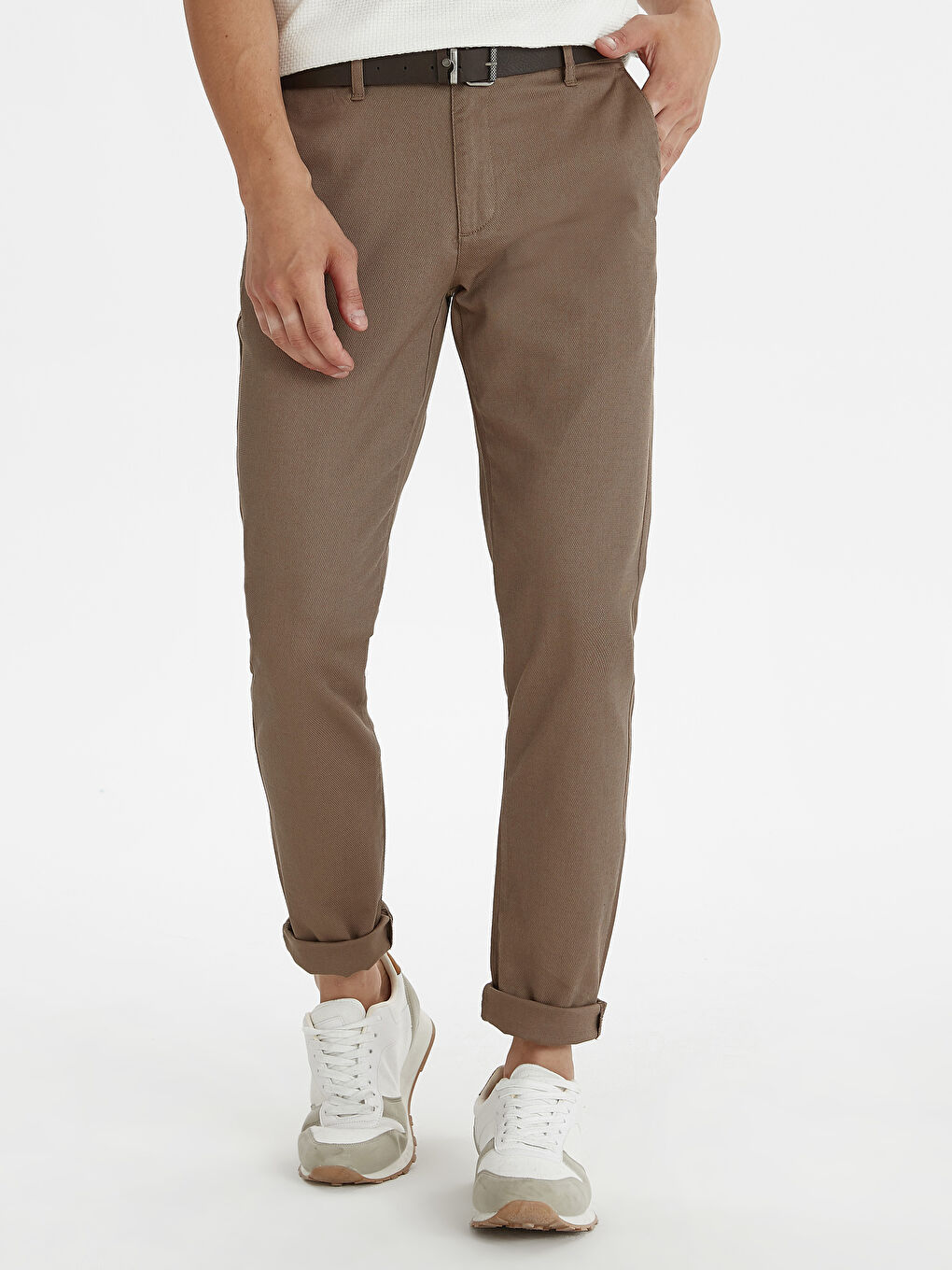 Bej Vizon Pantolon-1