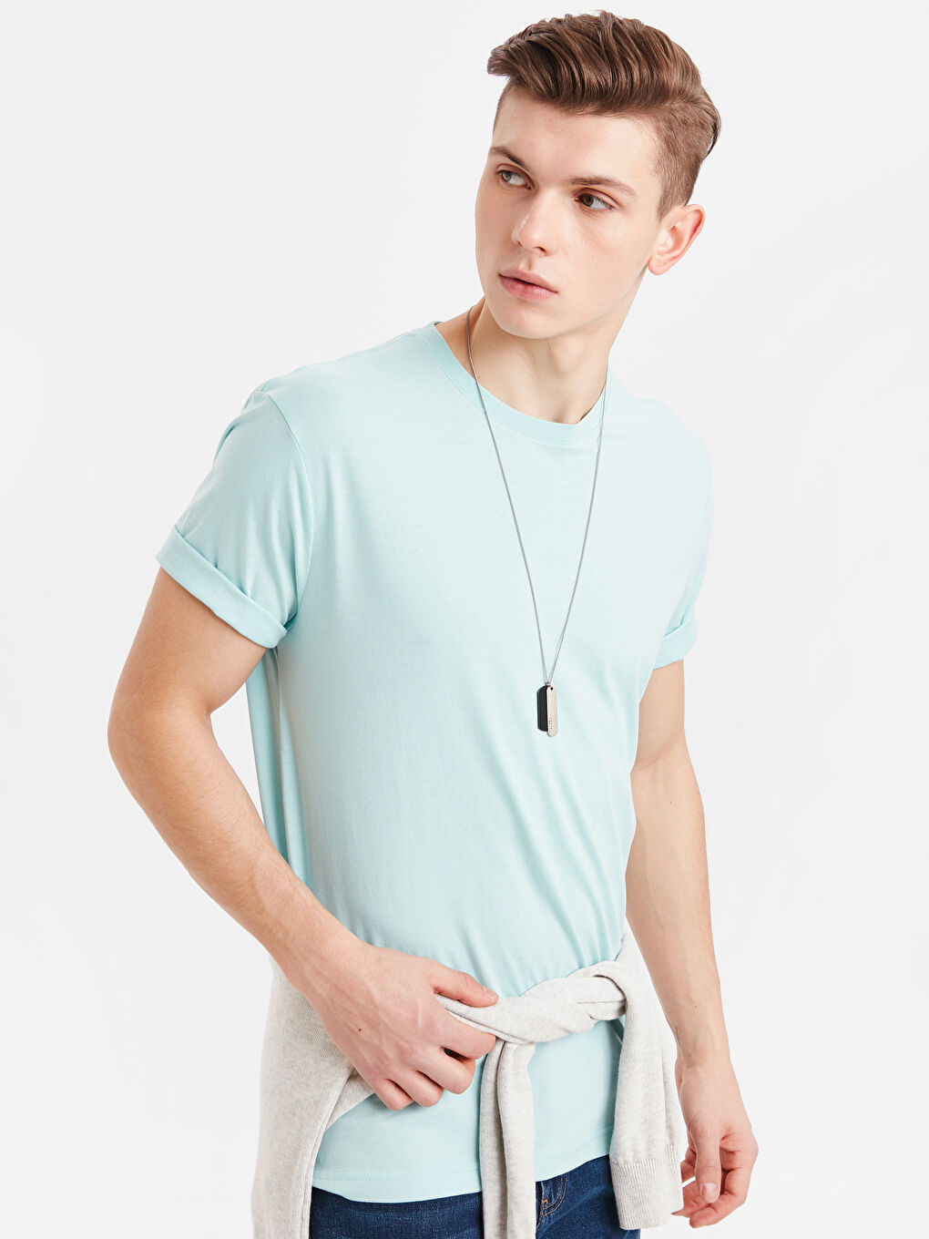 Turkuaz Su Mavisi Tişört