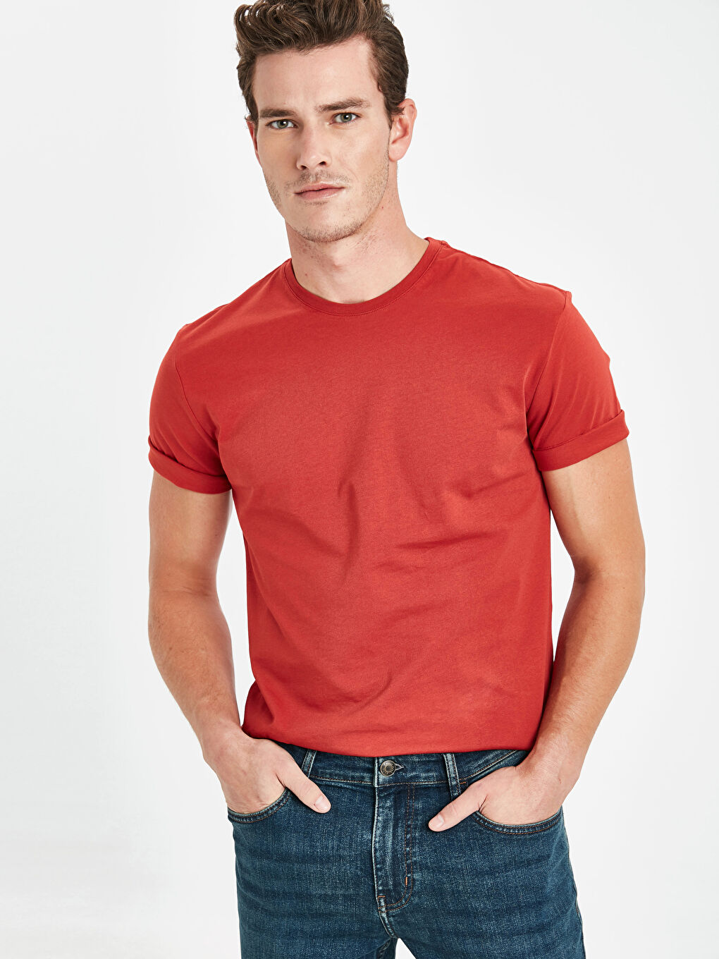 Yanık Turuncu Tişört-1