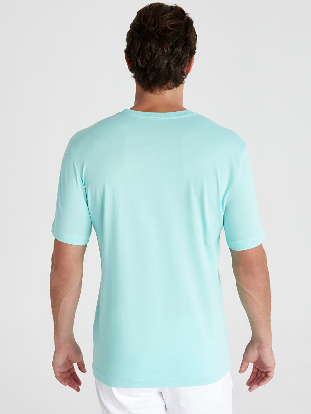 Turkuaz Suyeşili Tişört-2