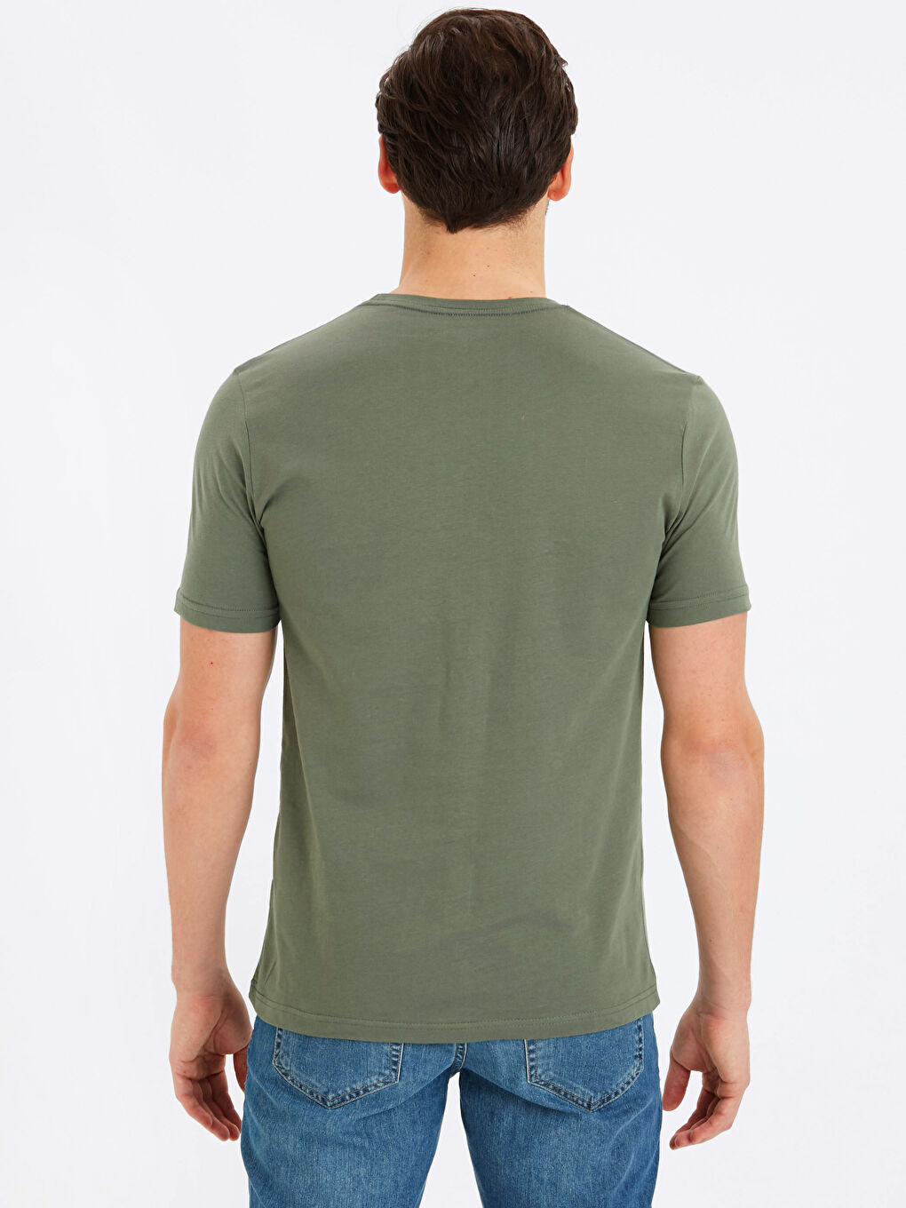 Açık Haki Tişört-1