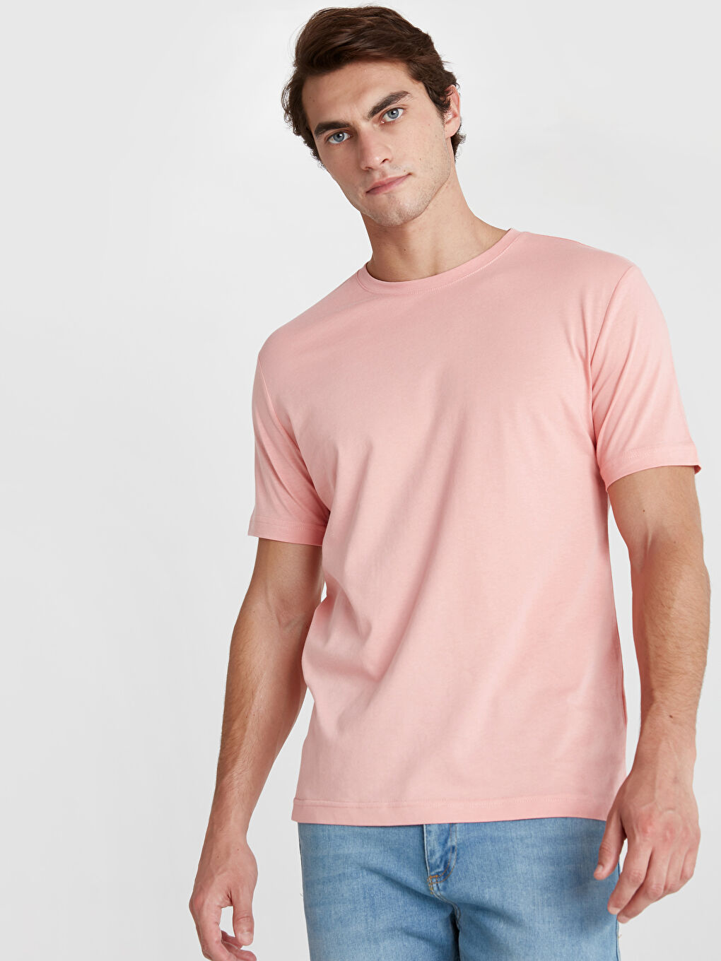 Pembe Açık Gülkurusu Tişört