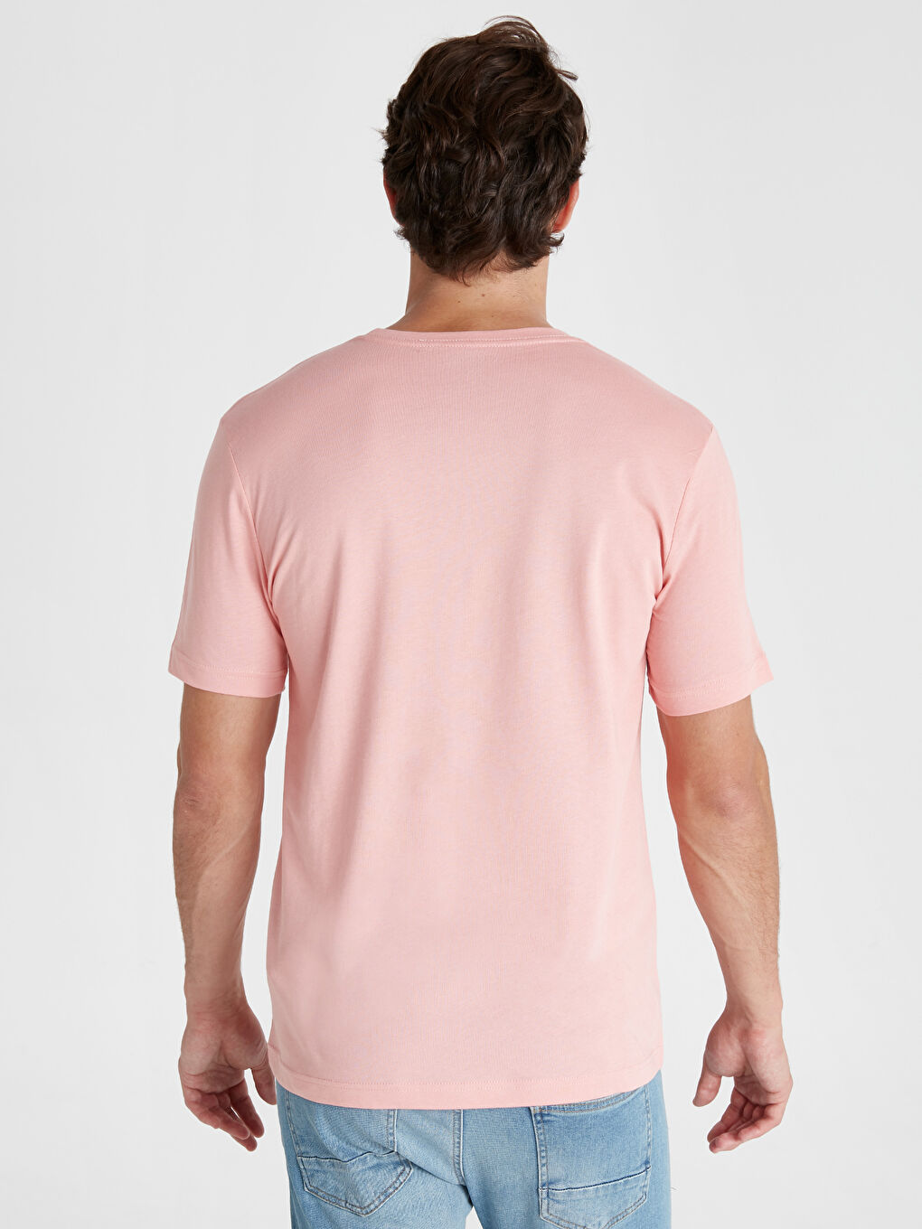 Pembe Açık Gülkurusu Tişört-2