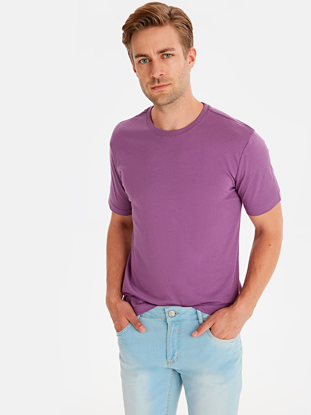 T-shirt VIOLET Homme-1