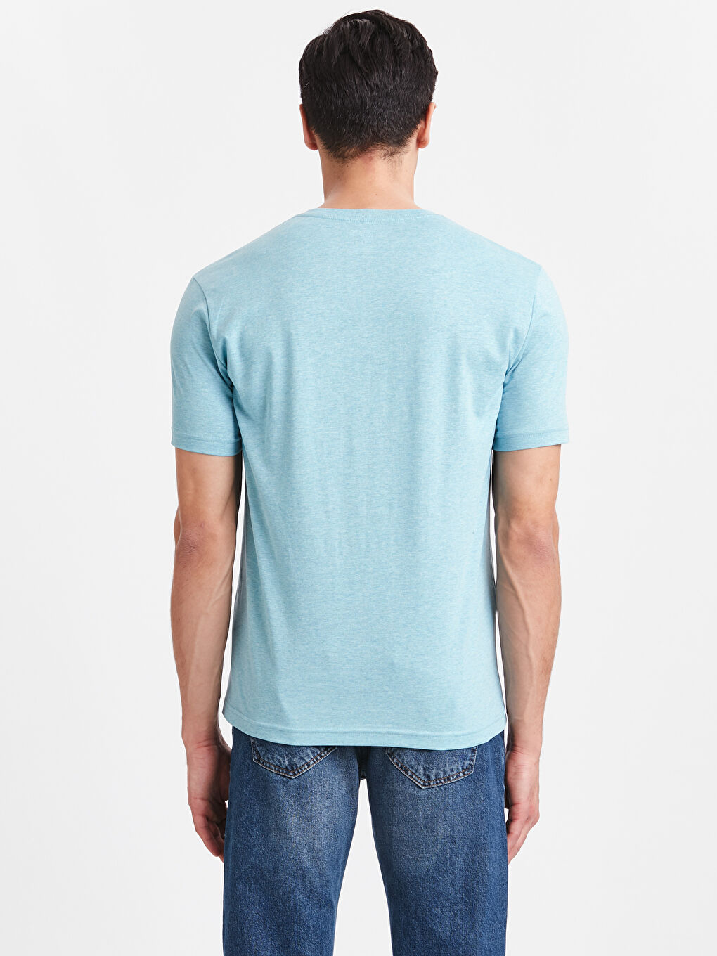 T-shirt TURQUOISE Homme-1