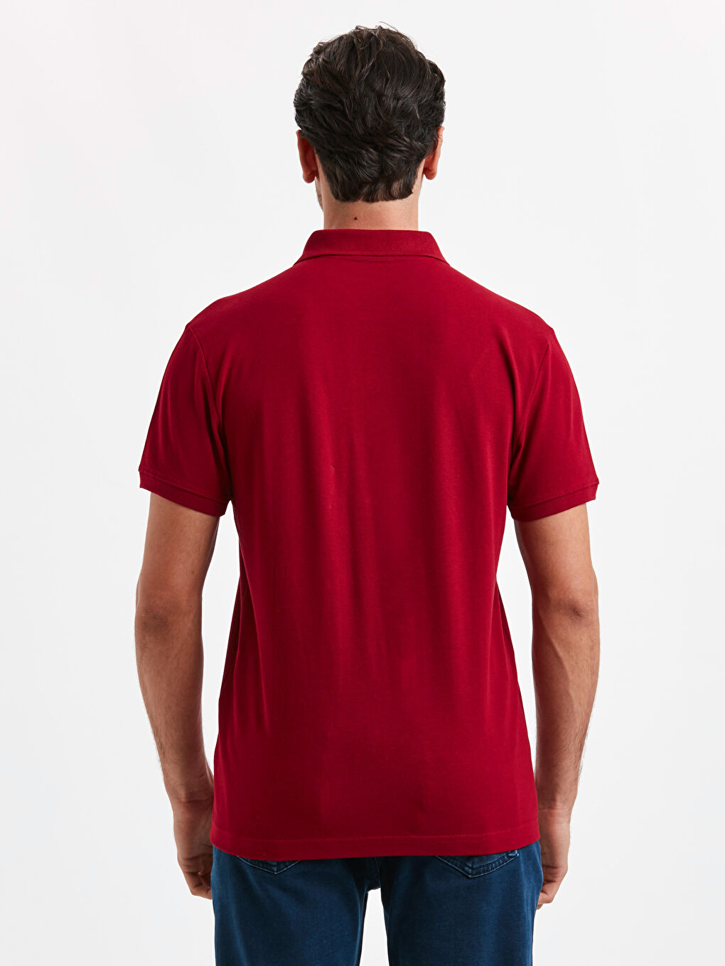 Bordo Pike Erkek Tişört-1