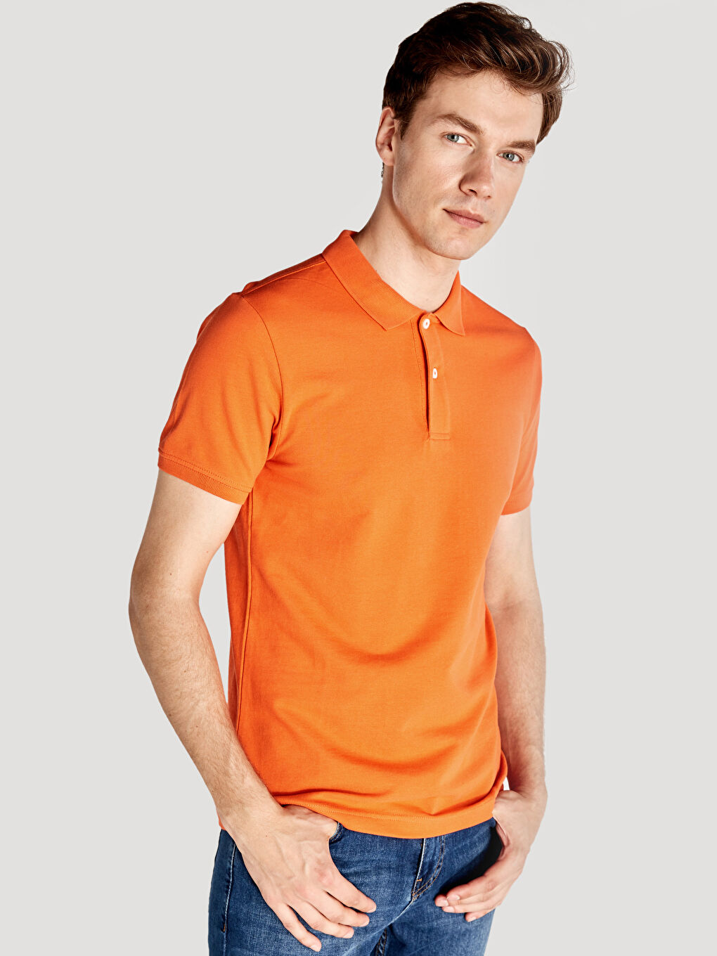 Koyu Turuncu Tişört-1