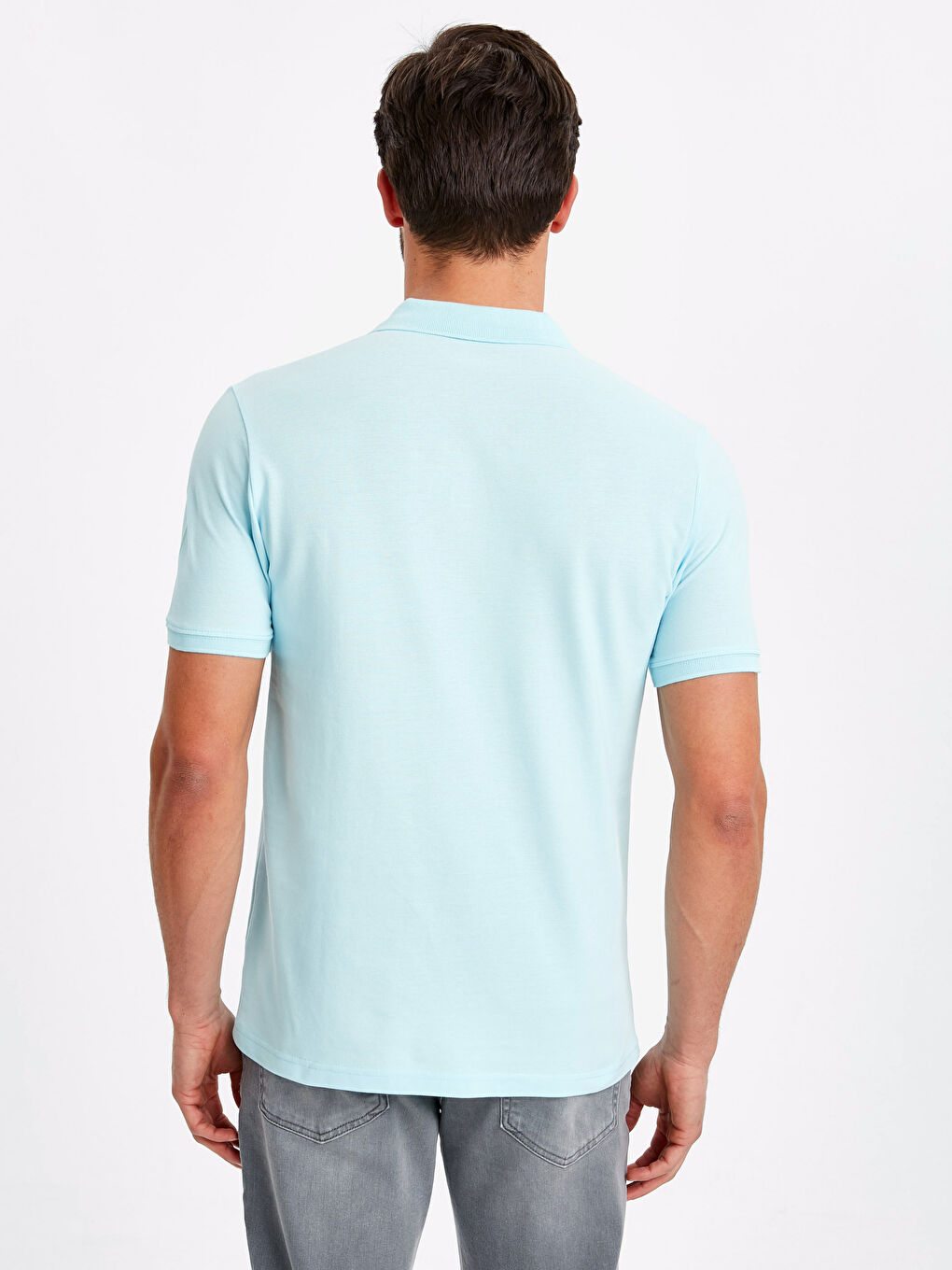 Футболка Поло з коротким рукавом з піке для чоловіків-1