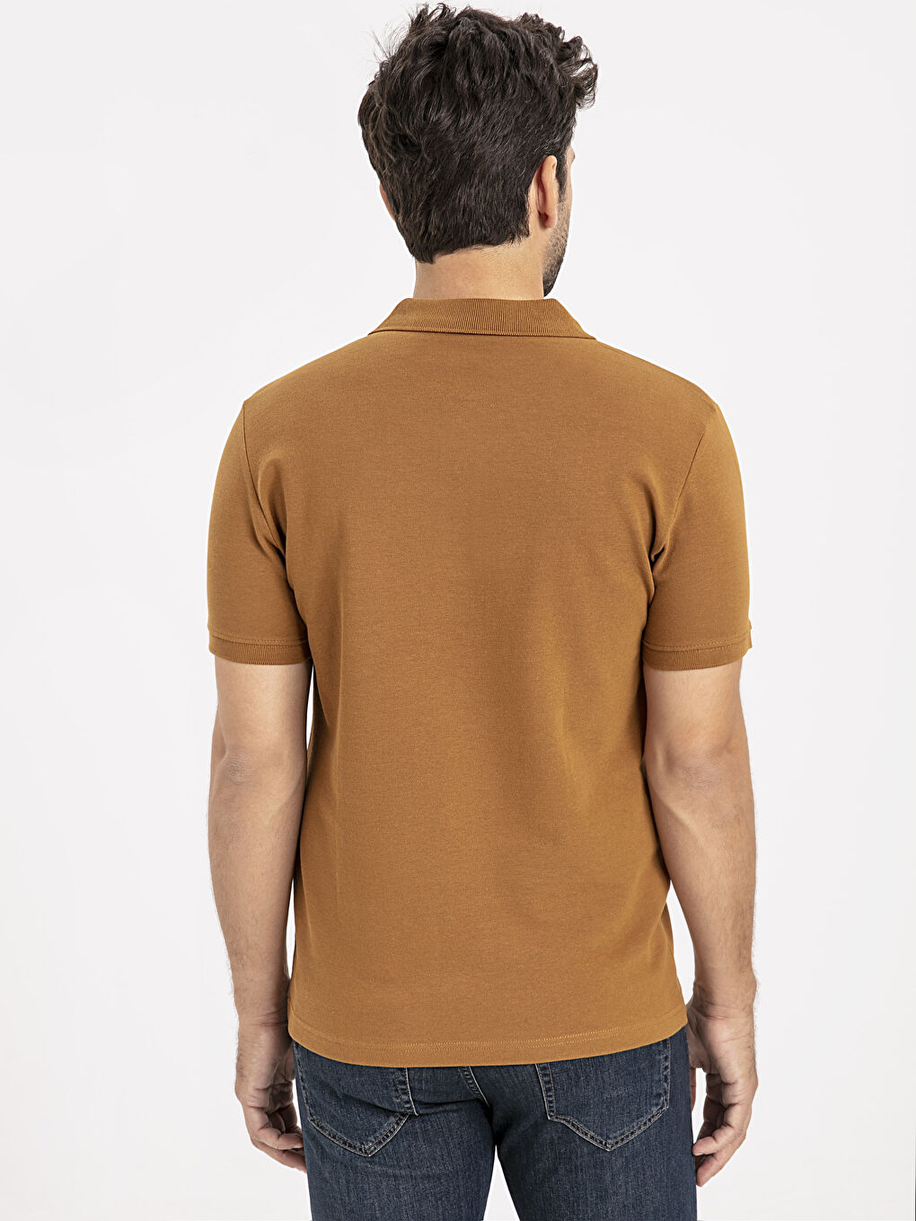 Kahverengi Pike Erkek Tişört-2