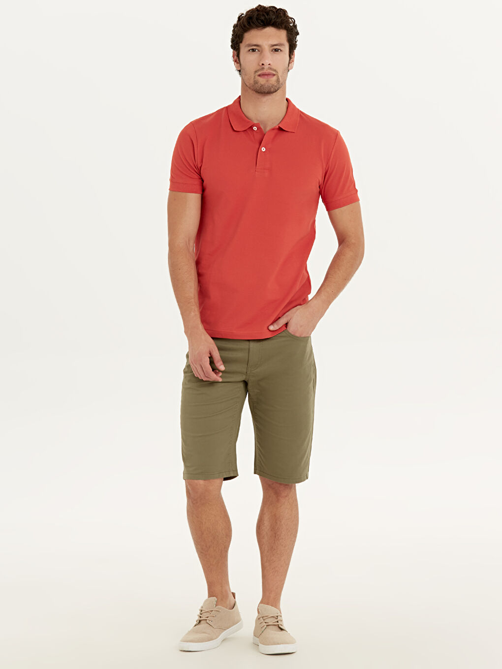 Turuncu Pike Erkek Tişört-2