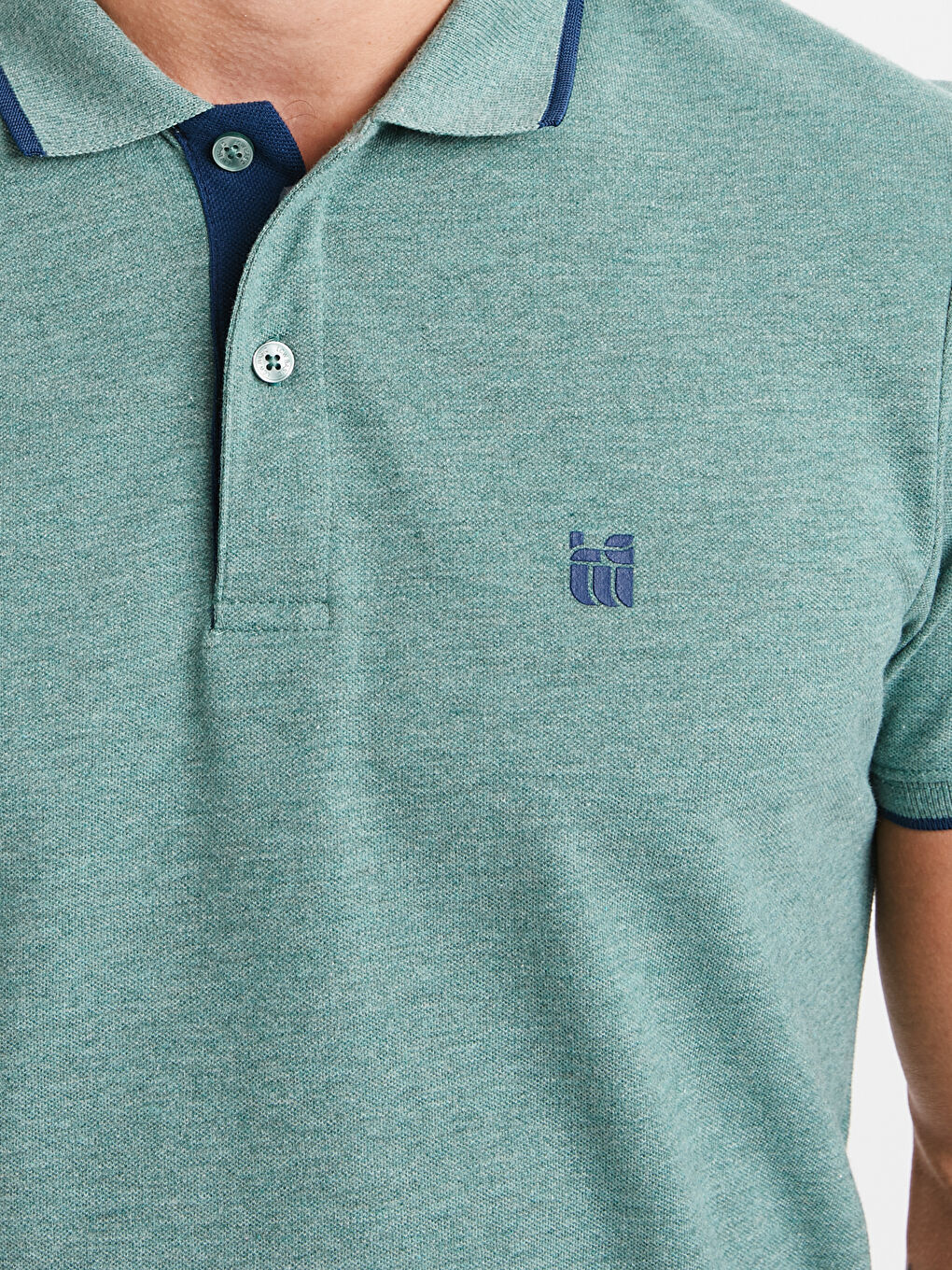 Yeşil Melanj Tişört-3