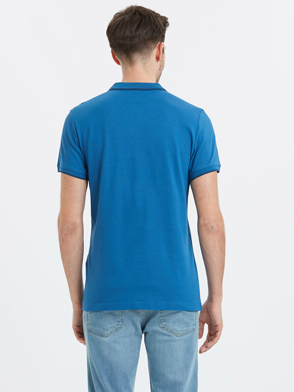 T-shirt BLEU Homme-1