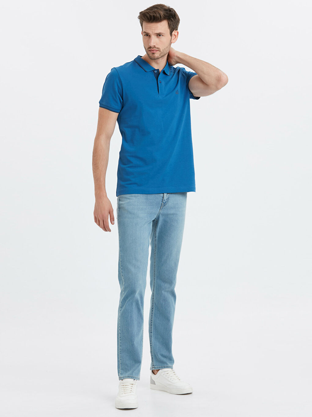 T-shirt BLEU Homme-2