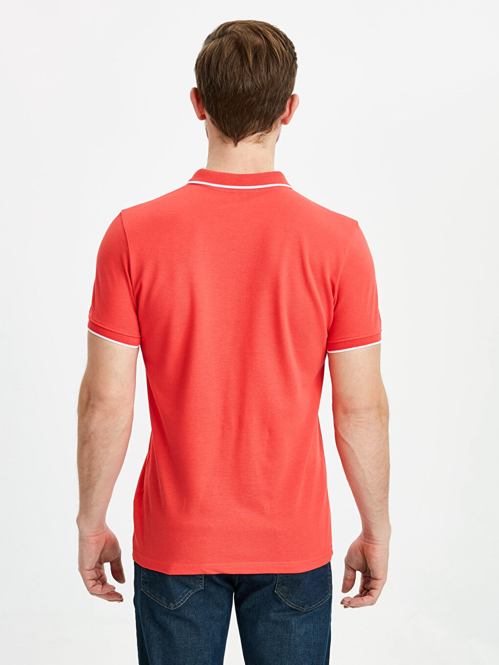 Чоловік КОРАЛОВИЙ Футболка-1