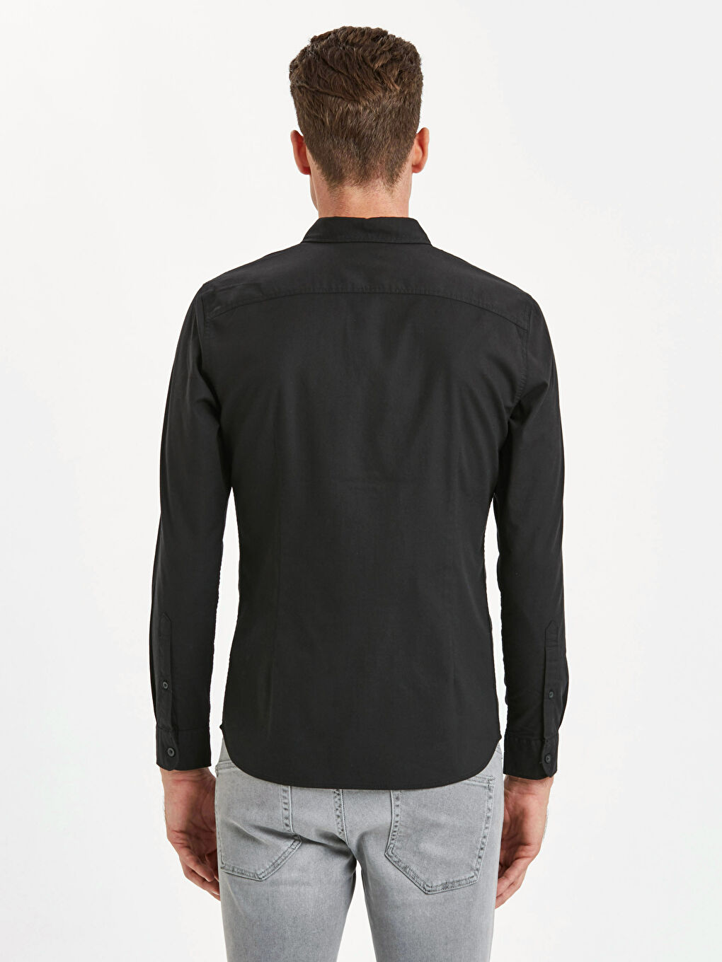 Чоловік ЧОРНИЙ Сорочка-1