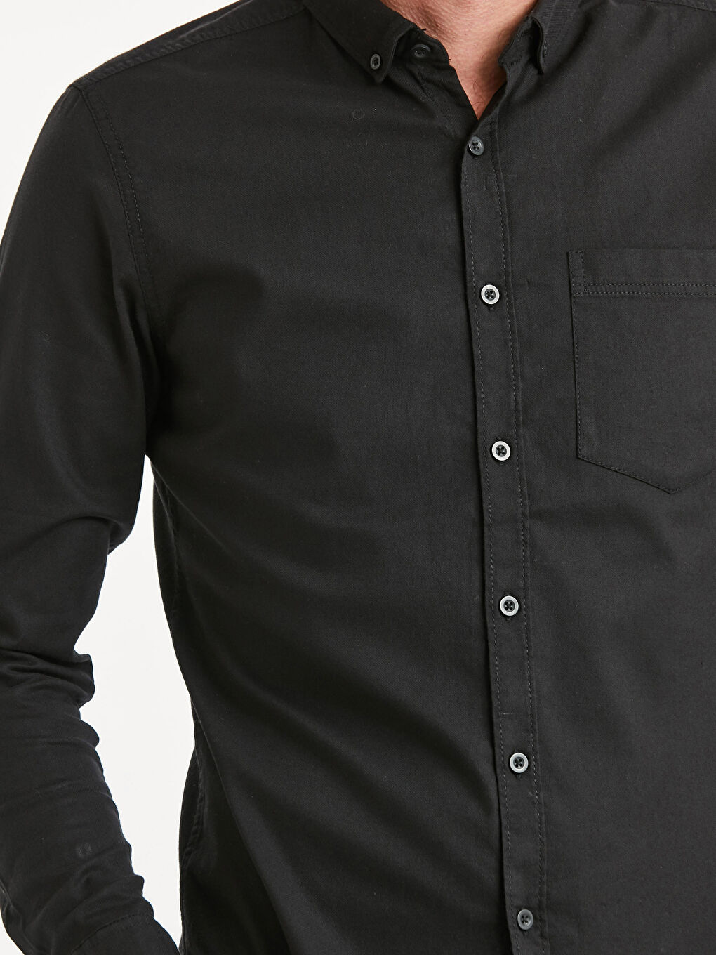 Чоловік ЧОРНИЙ Сорочка-3