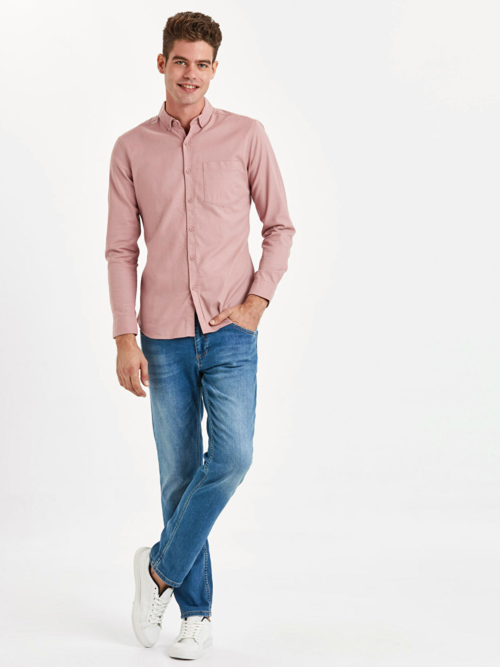 Mann ROSA Hemd-2