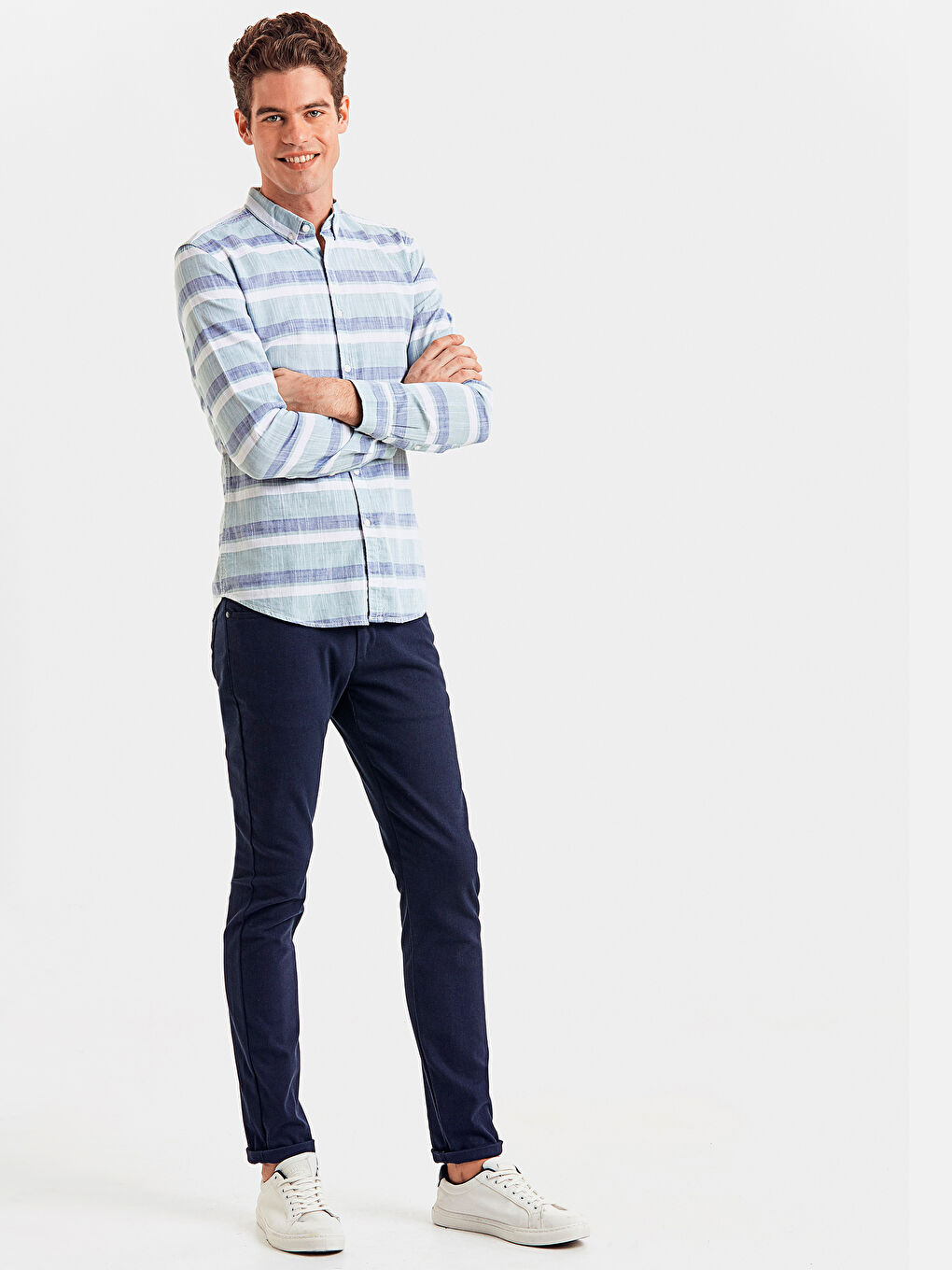 Yeşil Çizgili Gömlek-2