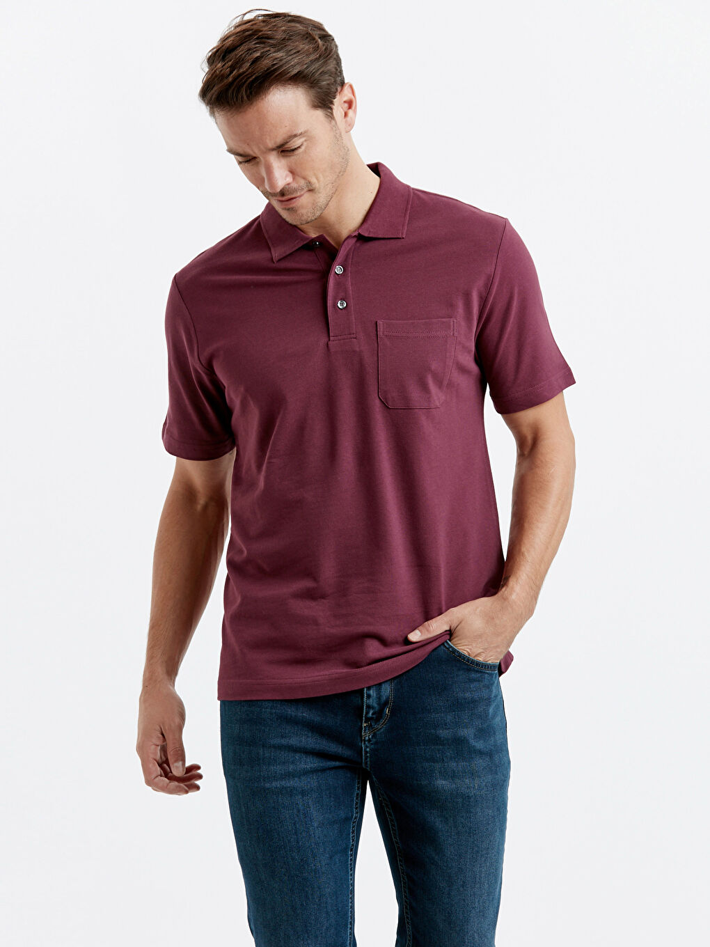 Футболка з принтом, водолазка, короткий рукав, піке