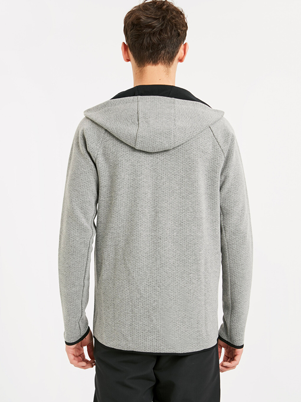 Sweat zippé Gris Homme-1