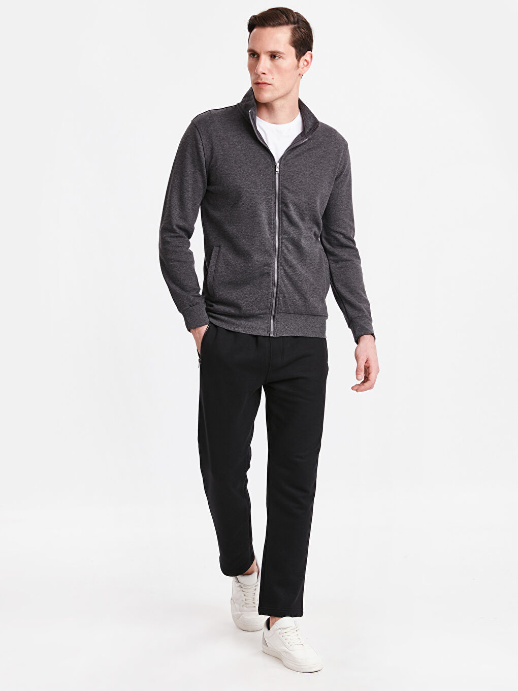 Antrasit Melanj Sweatshirt-2