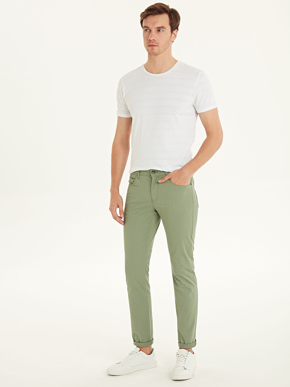 بنطلون أخضر رجل