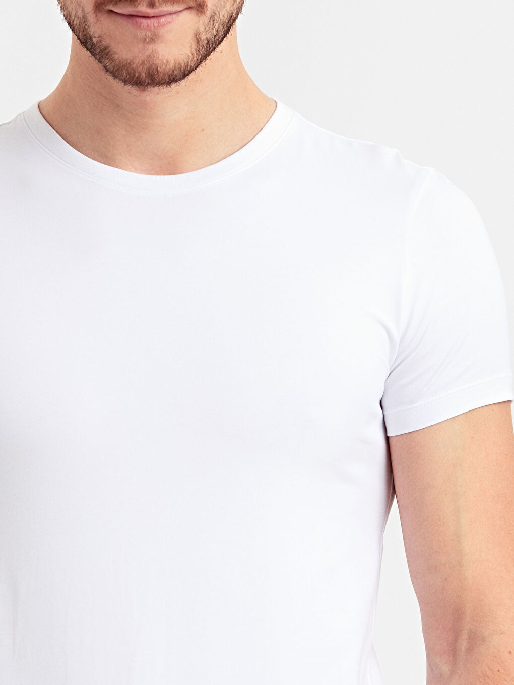 Canlı Beyaz İç Giyim Atlet-3