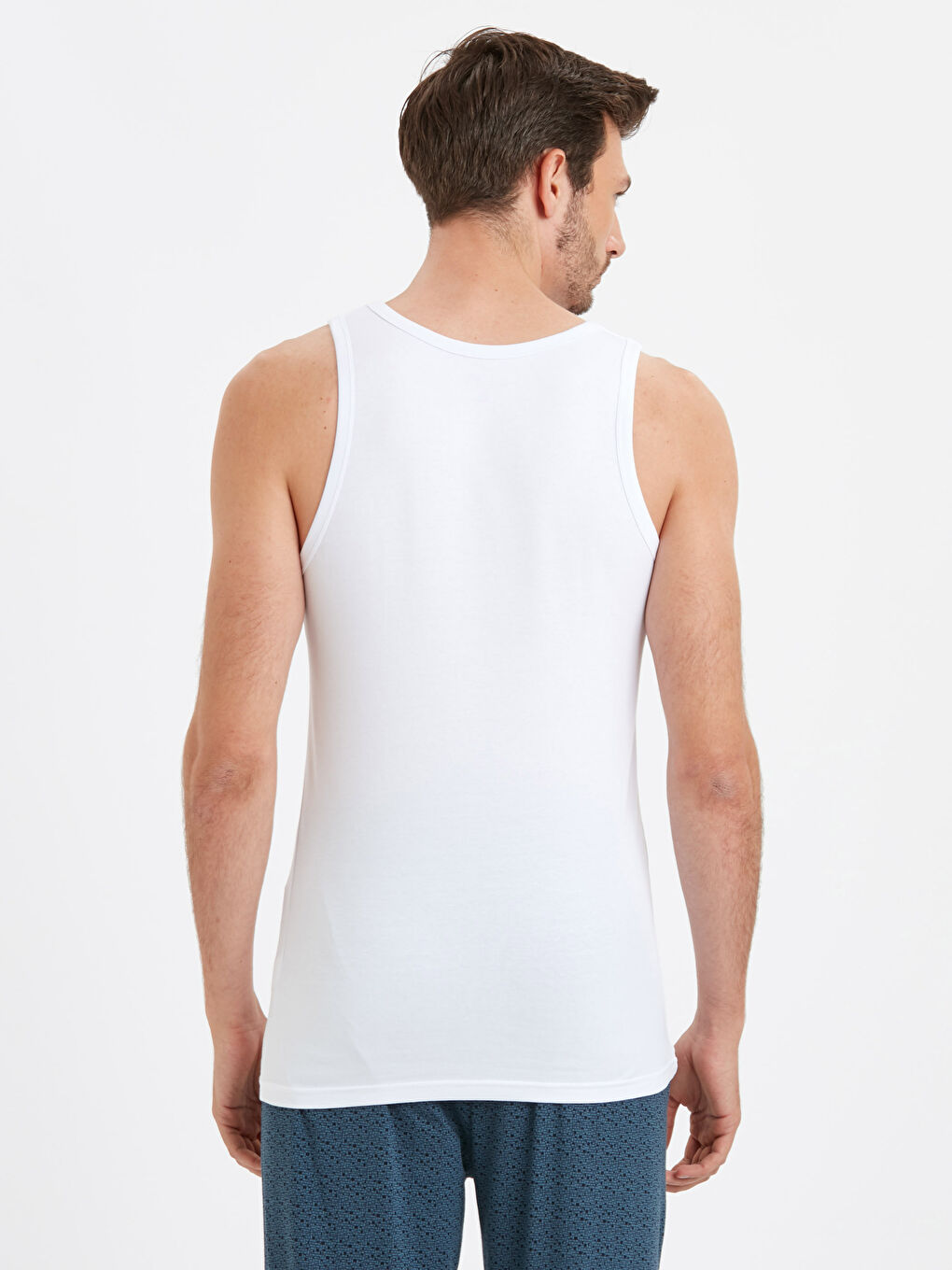 Canlı Beyaz İç Giyim Atlet-1