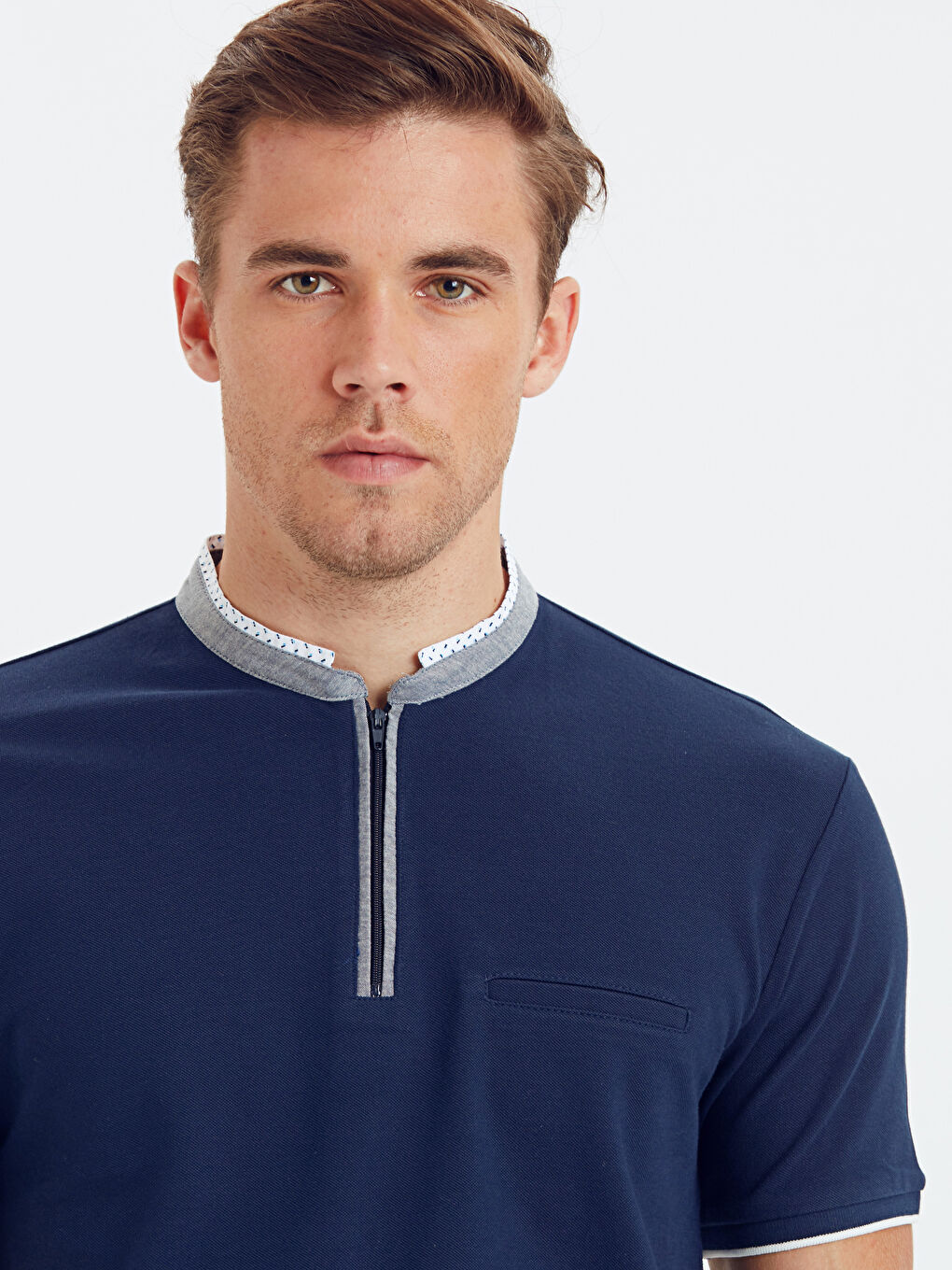 Чоловік ТЕМНО-СИНІЙ Футболка-3