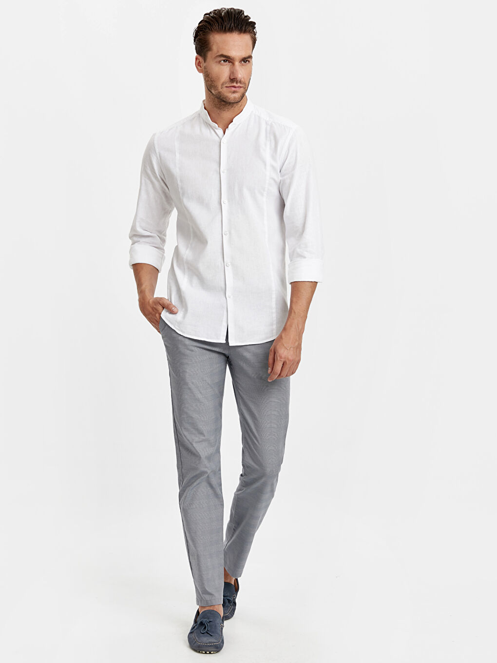 Mavi Standart Kalıp Erkek Eşofman Altı