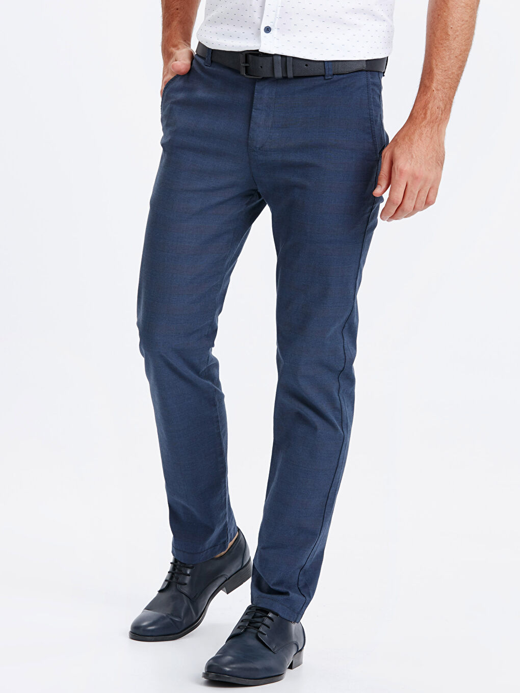 Lacivert Standart Kalıp Erkek Eşofman Altı-1