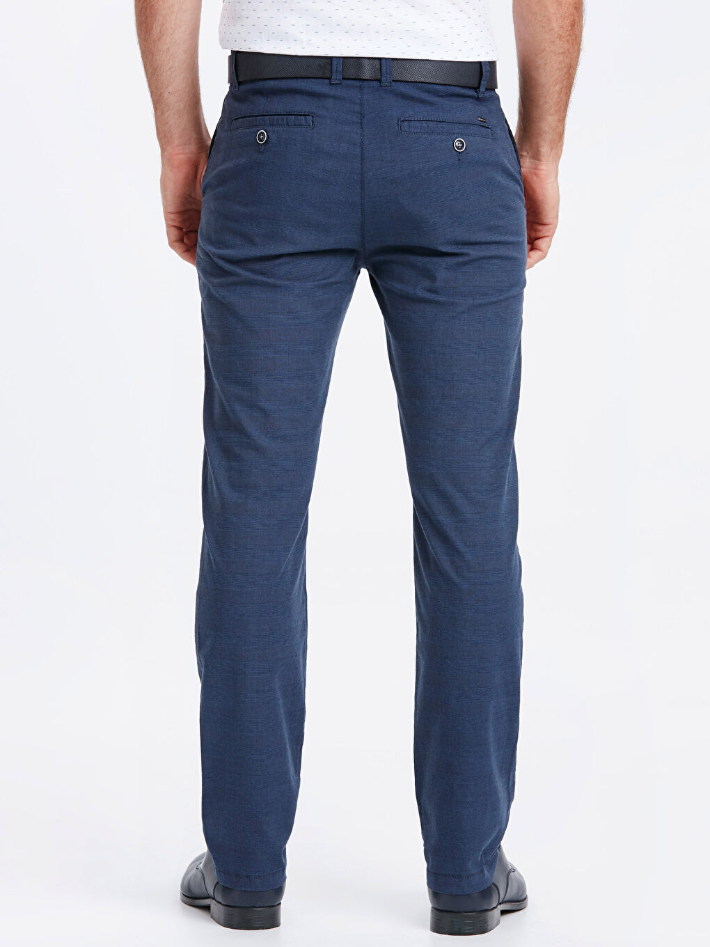 Lacivert Standart Kalıp Erkek Eşofman Altı-2