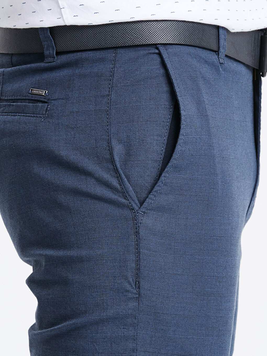 Lacivert Standart Kalıp Erkek Eşofman Altı-3