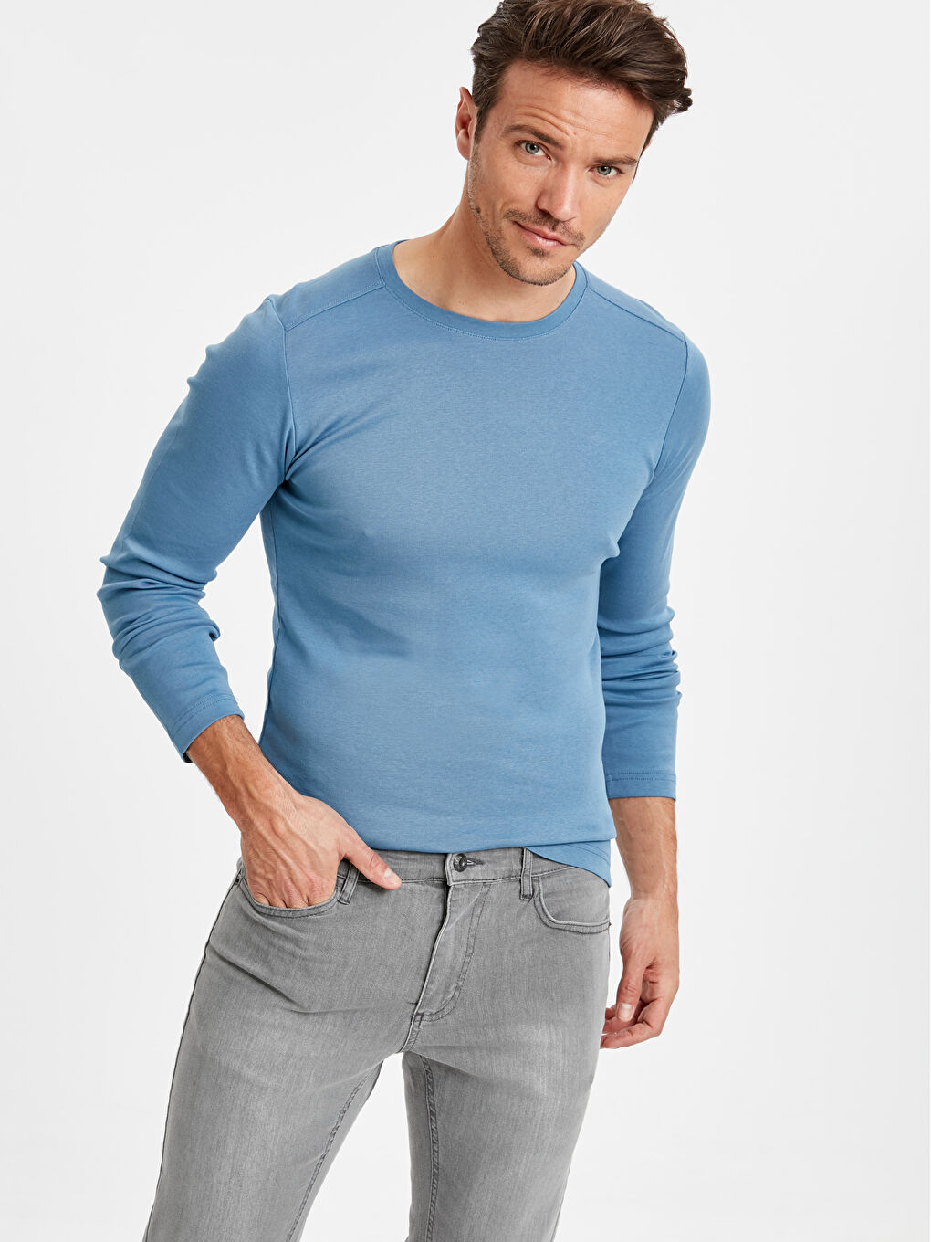 PLAVA Majica Muškarac-1