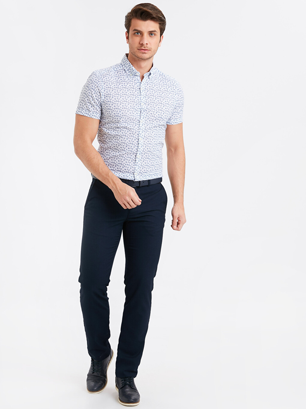 Man Navy Shirt-2