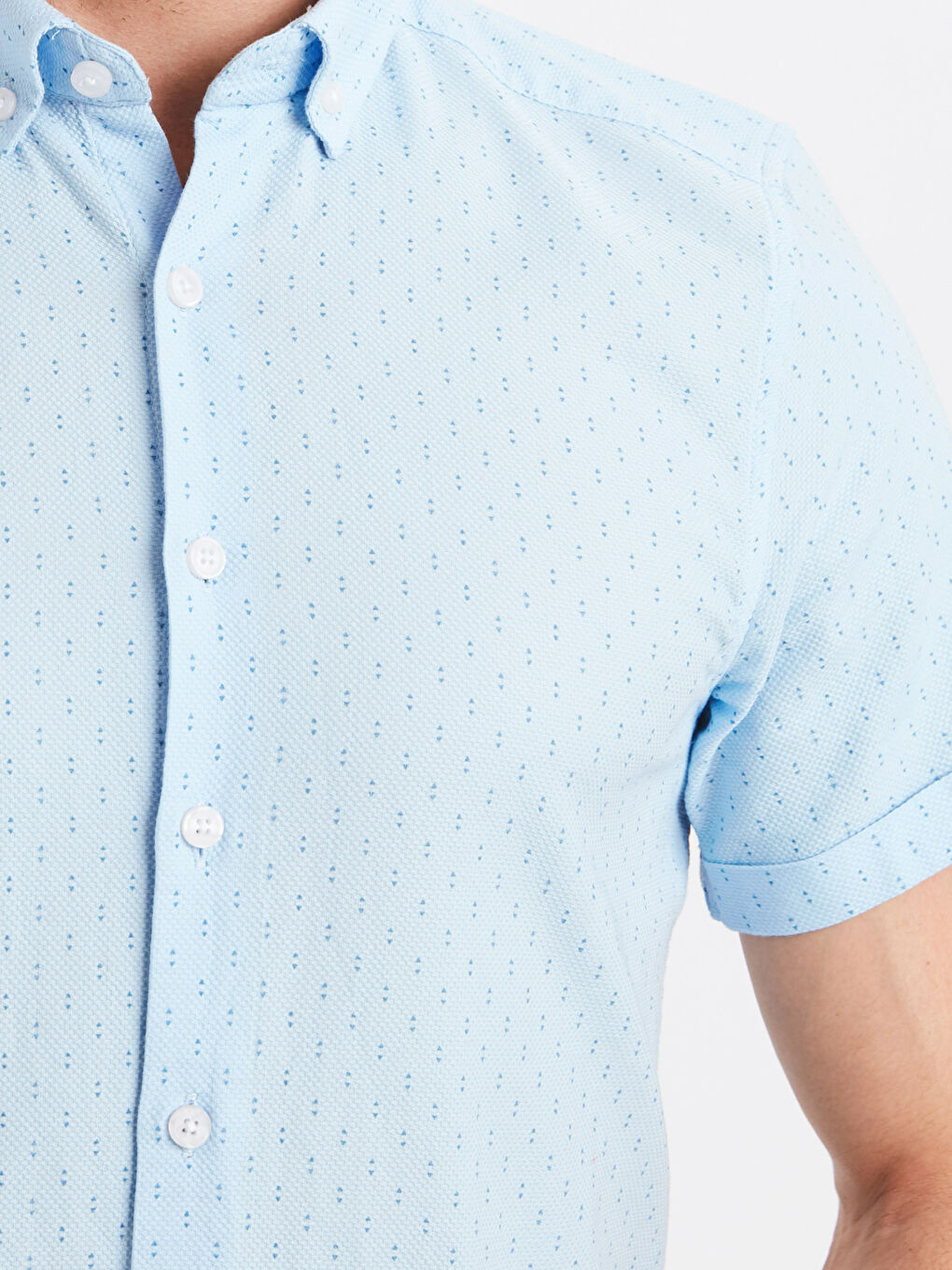 LCWAIKIKI Classic Slim Fit Short Sleeve Men's Shirt
