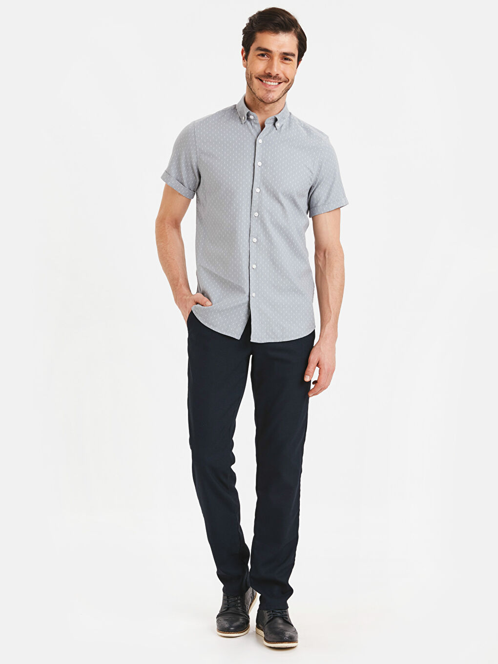 Man GREY Shirt-2