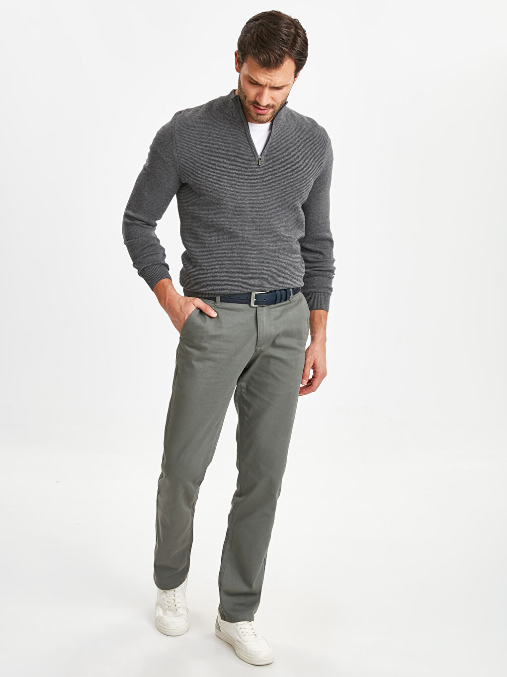Чоловік СІРИЙ Штани