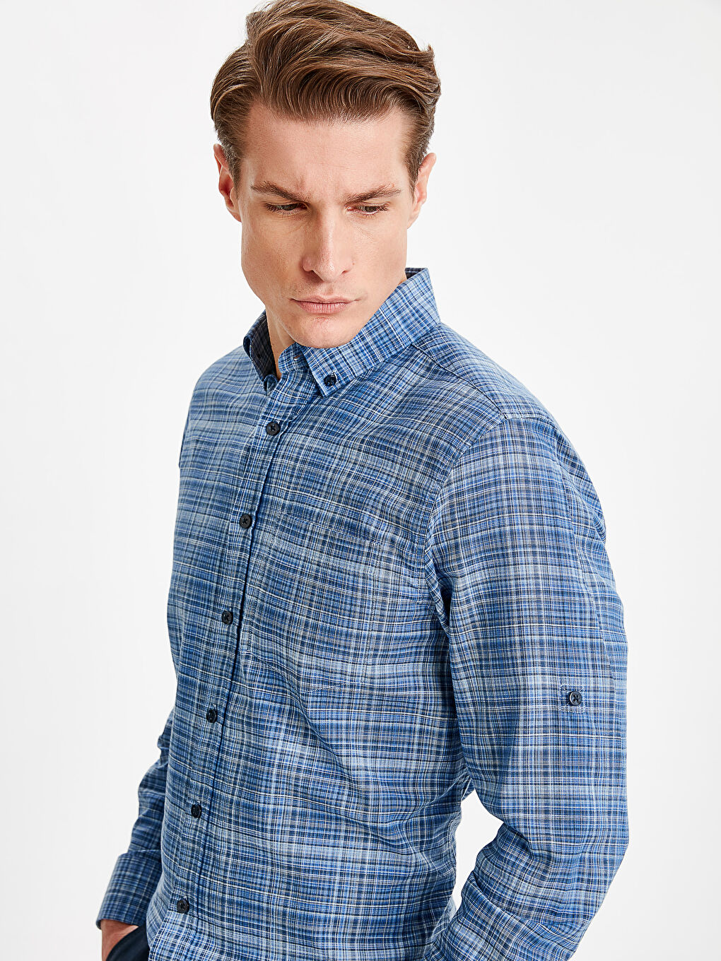 Man INDIGO Shirt-1