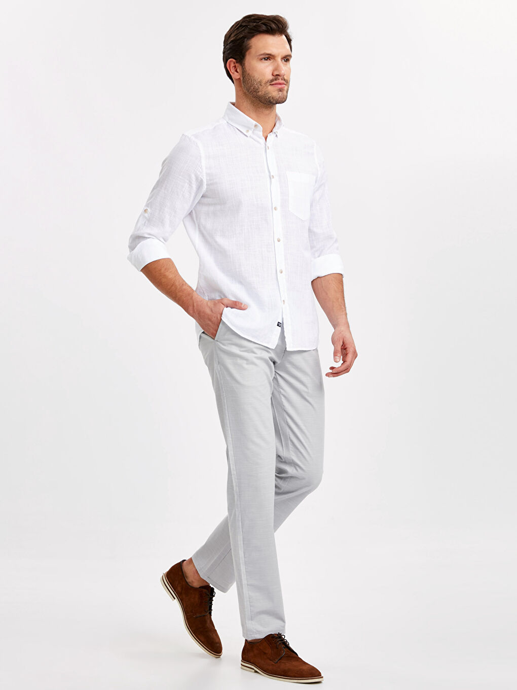 Pantalon GRIS Homme