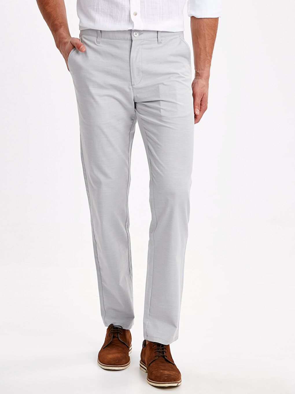 Pantalon GRIS Homme-1