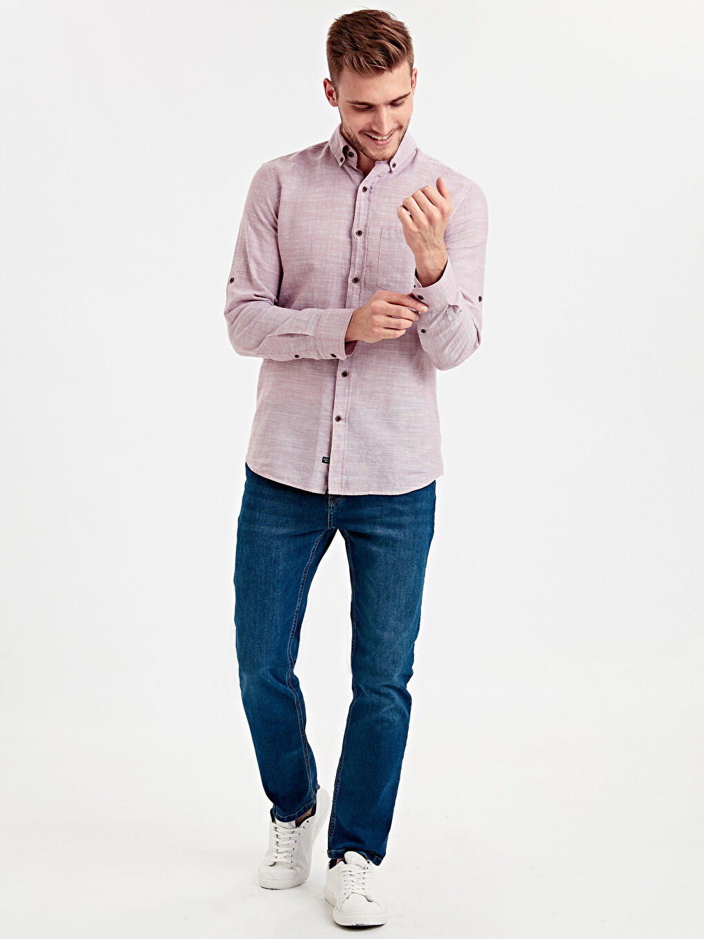 Man PINK Shirt-2
