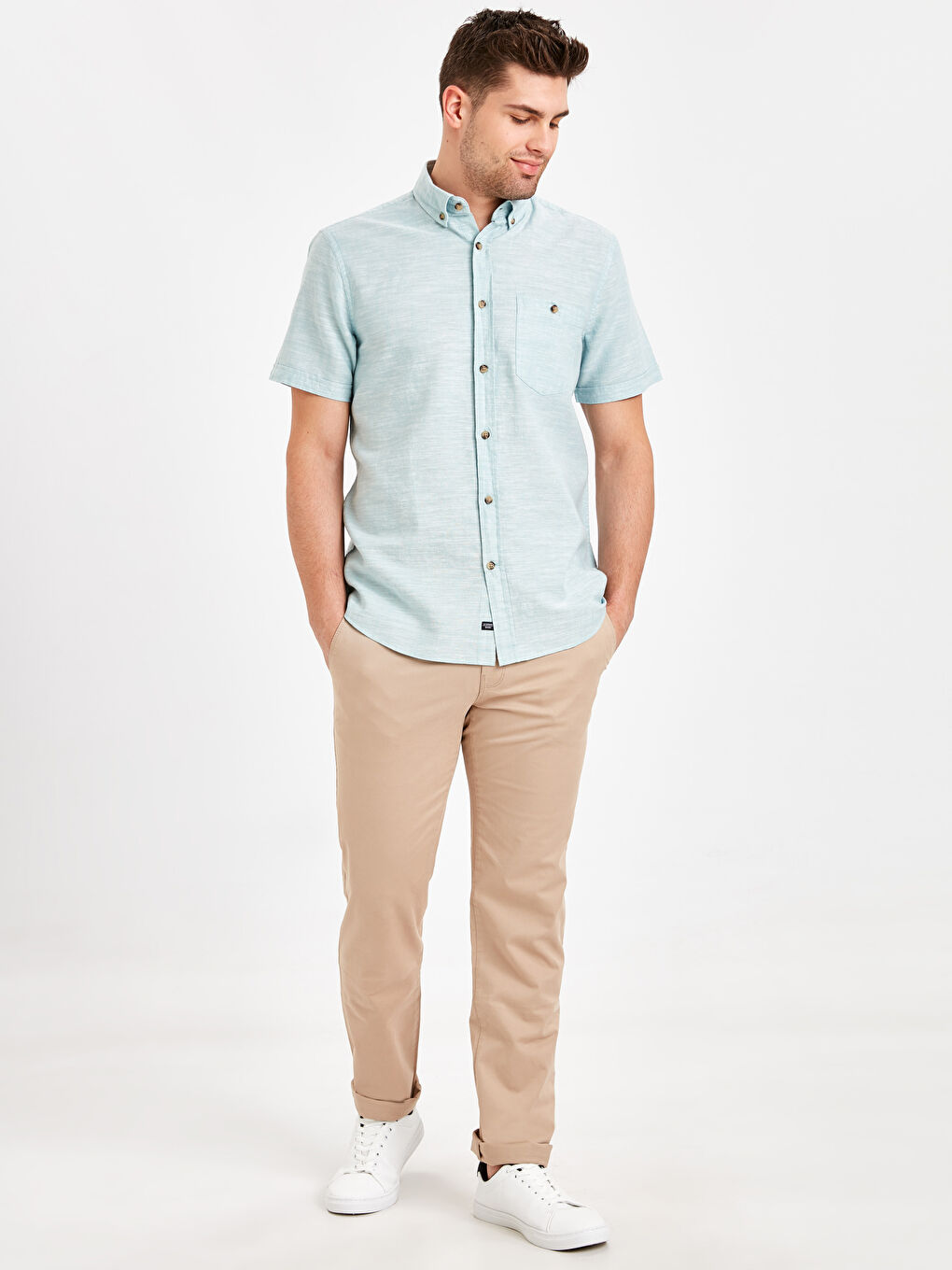 Man TURQUOISE Shirt-2