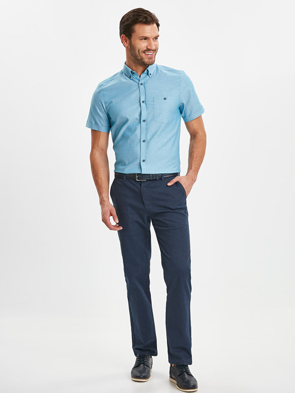 Muška košulja kratkih rukava - Ravan kroj-2