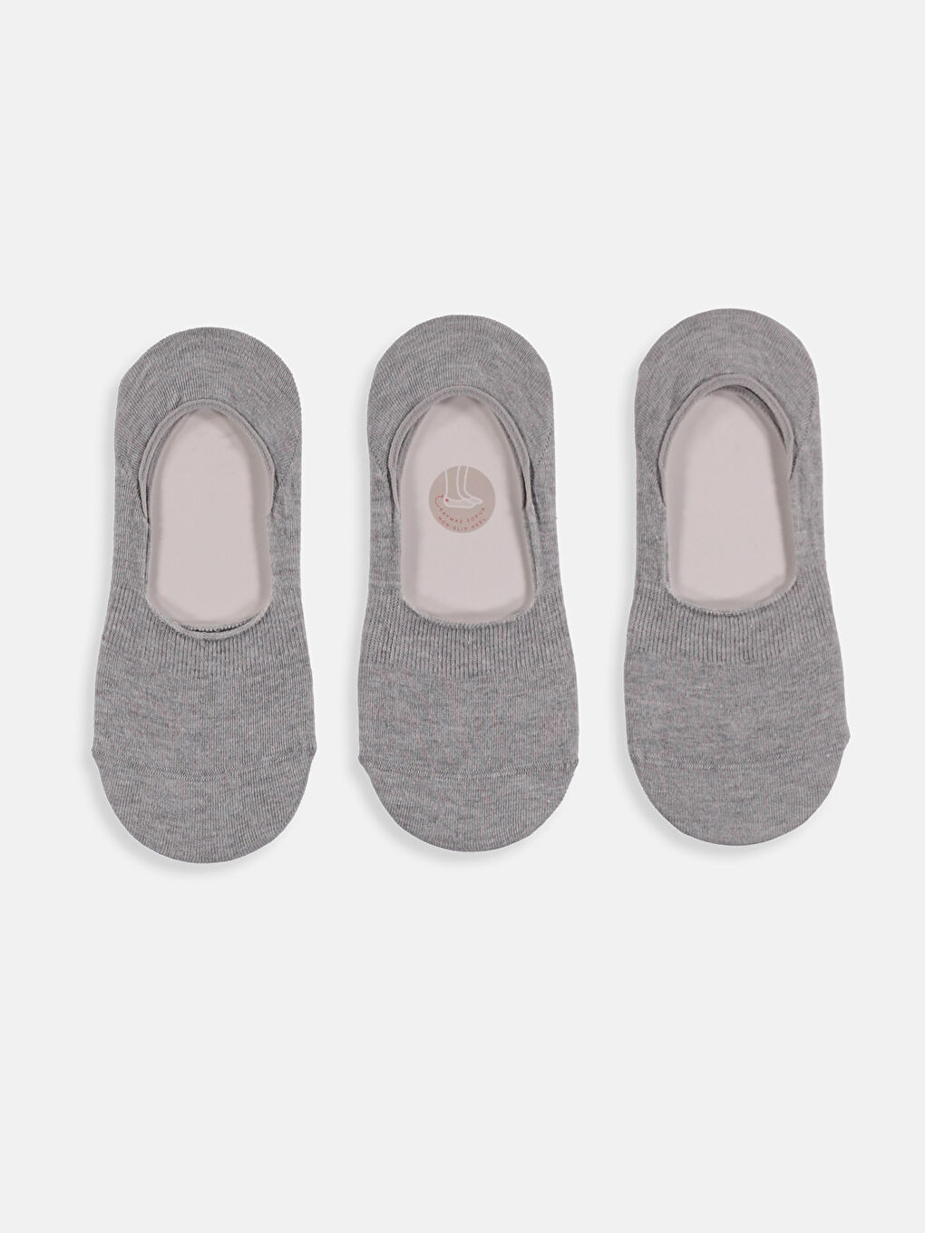 Чоловік СІРИЙ Шкарпетки-невидимки-1