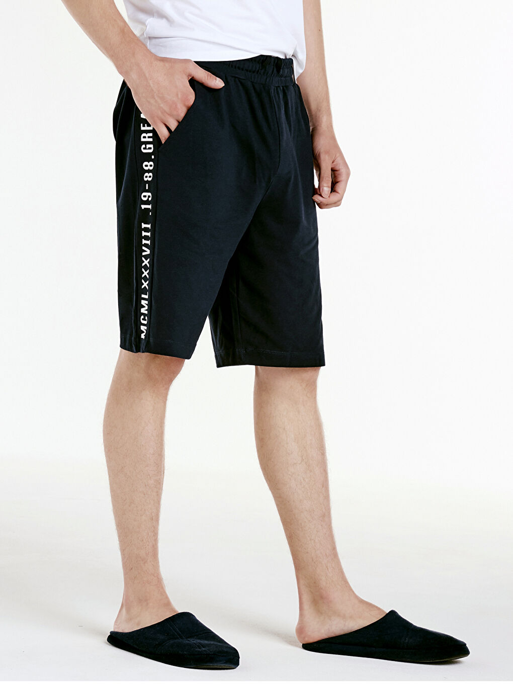 K.Lacivert Pijama Alt-1