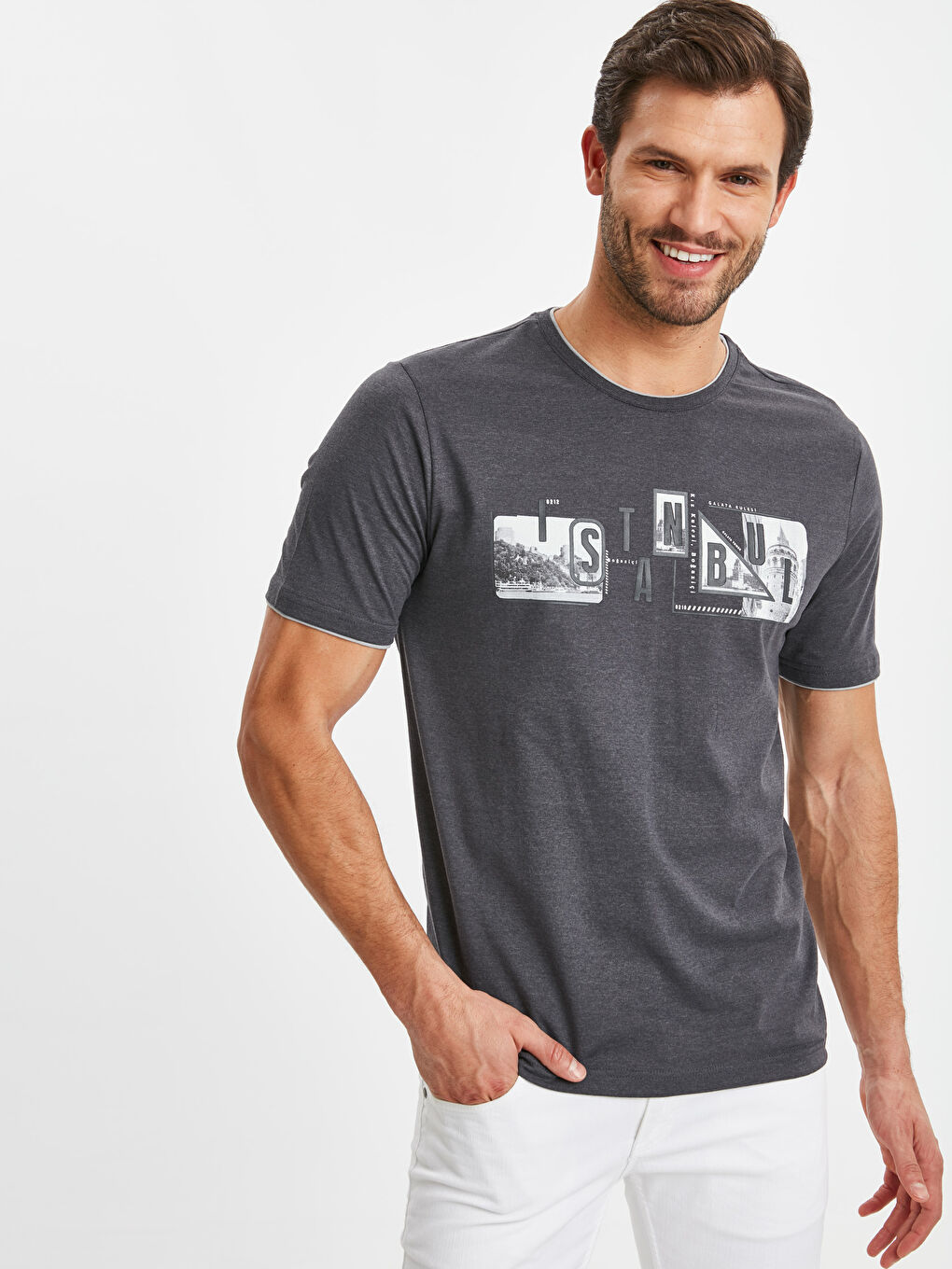 Чоловік АНТРАЦИТОВИЙ. Футболка